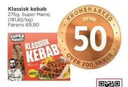 Meny Klassisk kebab tilbud