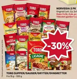Matkroken TORO SUPPER/SAUSER/GRYTER/OVNSRETTER tilbud