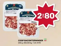 Matkroken COOP BACONTERNINGER tilbud
