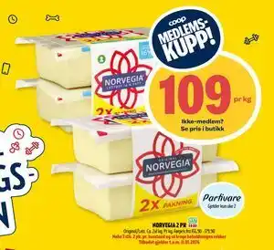 NORVEGIA 2 PK., Medlemspris