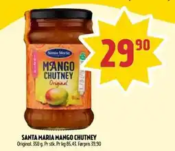 Coop Prix SANTA MARIA MANGO CHUTNEY tilbud