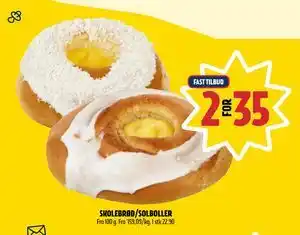 Coop Prix SKOLEBRØD/SOLBOLLER tilbud