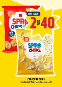 Coop Prix COOP SPRØ CHIPS tilbud