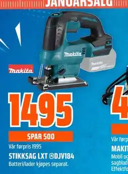 Obs Bygg STIKKSAG LXT DJV184 tilbud