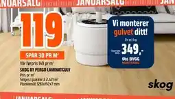 Obs Bygg SKOG BY PERGO LAMINATGULV tilbud