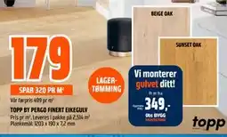 Obs Bygg TOPP BY PERGO FINERT EIKEGULV tilbud
