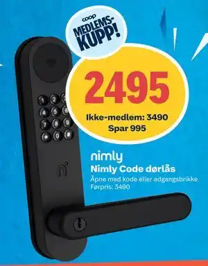 Nimly Code dørlås