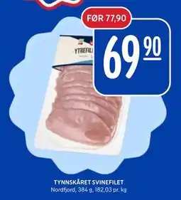 Rema 1000 TYNNSKÅRET SVINEFILET tilbud