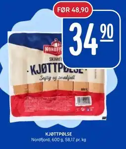 Rema 1000 KJØTTPØLSE tilbud