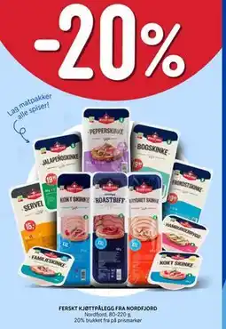 Rema 1000 FERSKT KJØTTPÅLEGG FRA NORDFJORD tilbud