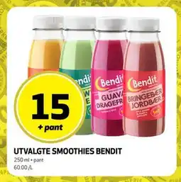 Bunnpris UTVALGTE SMOOTHIES BENDIT tilbud