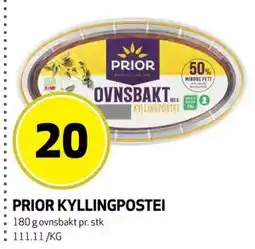 Bunnpris PRIOR KYLLINGPOSTEI tilbud