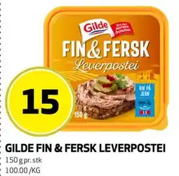 Bunnpris GILDE FIN & FERSK LEVERPOSTEI tilbud