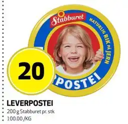 Bunnpris LEVERPOSTEI tilbud