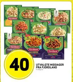 Bunnpris UTVALGTE MIDDAGER FRA FJORDLAND tilbud