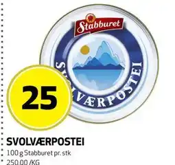 Bunnpris SVOLVÆRPOSTEI tilbud