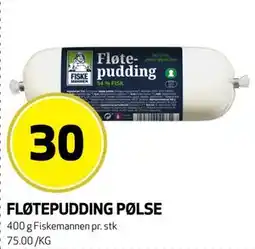 Bunnpris FLØTEPUDDING PØLSE tilbud