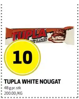 Bunnpris TUPLA WHITE NOUGAT tilbud