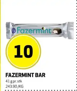 Bunnpris FAZERMINT BAR tilbud