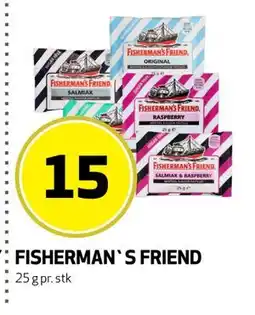 Bunnpris FISHERMAN`S FRIEND tilbud