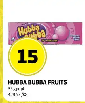Bunnpris HUBBA BUBBA FRUITS tilbud