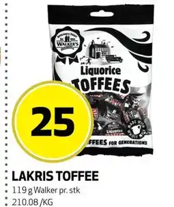 Bunnpris LAKRIS TOFFEE tilbud