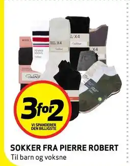 Bunnpris SOKKER FRA PIERRE ROBERT tilbud