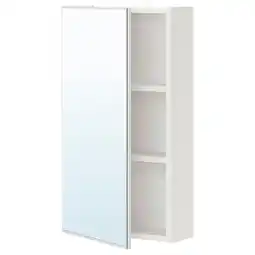 IKEA Enhet Speilskap med 1 dør, hvit, 40x17x75 cm tilbud