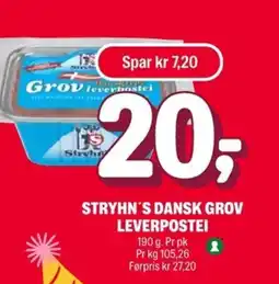 Coop Extra STRYHN'S Dansk grov leverpostei tilbud
