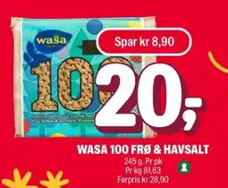 Coop Extra WASA 100 Frø & havsalt tilbud