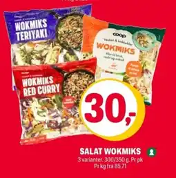 Coop Extra Salat wokmiks tilbud