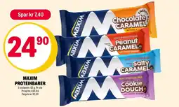 Coop Extra MAXIM Proteinbarer tilbud