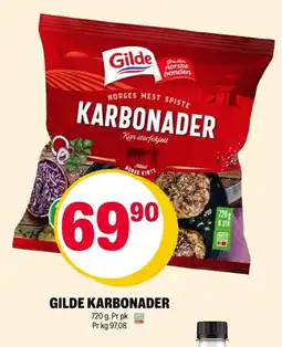 Coop Extra GILDE Karbonader tilbud