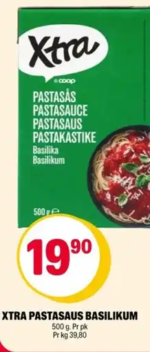 Coop Extra XTRA Pastasaus basilikum tilbud