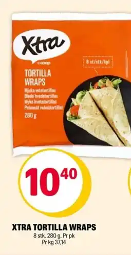 Coop Extra XTRA Tortilla wraps tilbud