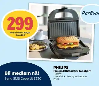 PHILIPS Philips HD2330/90 toastjern