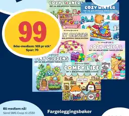 Coop Extra Fargeleggingsbøker tilbud