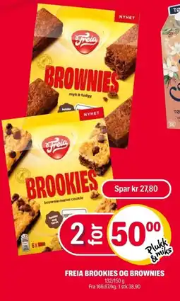 Coop Extra FREIA Brookies og brownies tilbud