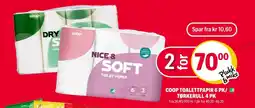 Coop Extra COOP Toalettpapir 6 pk/ tørkerull 4 pk tilbud