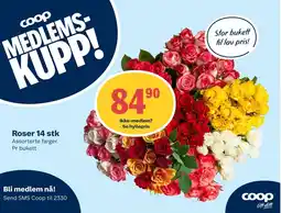 Coop Extra Roser 14 stk tilbud