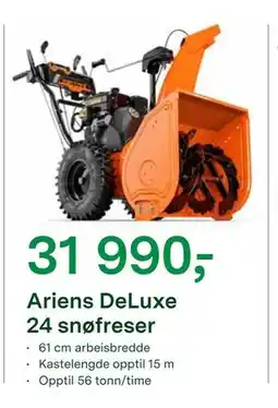 Felleskjøpet Ariens DeLuxe 24 snøfreser tilbud