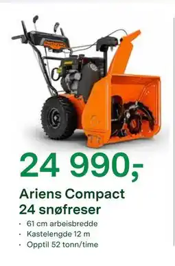 Felleskjøpet Ariens Compact 24 snøfreser tilbud