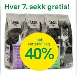 Felleskjøpet Labb kattefôr 3 kg tilbud