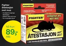 Felleskjøpet Fighter åtestasjon mot mus tilbud