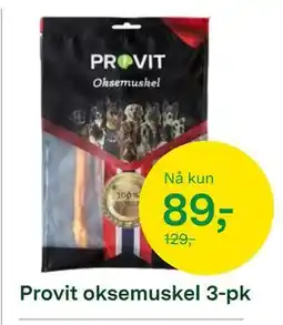 Felleskjøpet Provit oksemuskel 3-pk tilbud