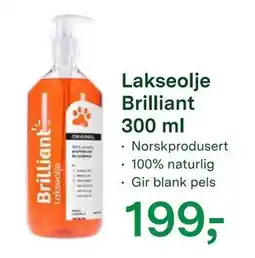 Felleskjøpet Lakseolje Brilliant 300 ml tilbud
