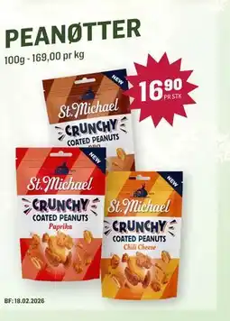 Holdbart PEANØTTER tilbud