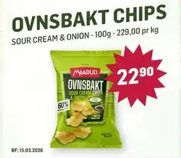 Holdbart OVNSBAKT CHIPS tilbud