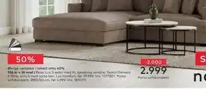 Skeidar Porto sofabordsett tilbud