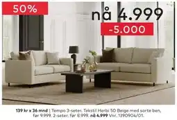 Skeidar Tempo 3-seter tilbud